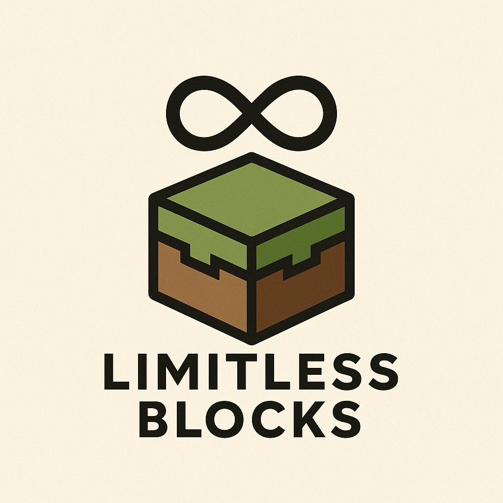 方块无界 Limitless Blocks Logo